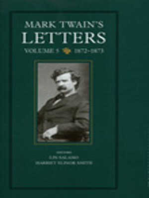 cover image of Mark Twain's Letters, Volume 5